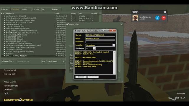 Overflow CS 1.6 HLDS Buffer Overload v3 смотреть онлайн