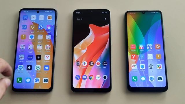 HONOR 10X Lite vs Realme C30 vs HUAWEI Y6p Bootanimation смотреть онлайн