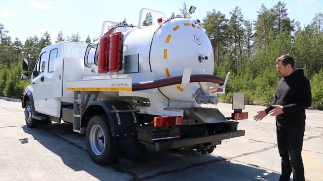 Вакуумный агрегат АКН-4 ГАЗ NEXT передвижная лаборатория