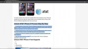 Unlock At&T Iphone 6 Service For Any Apple 6 Model 1