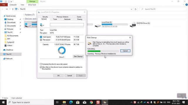 How to Delete (Windows.old) Folder - Hindi смотреть онлайн