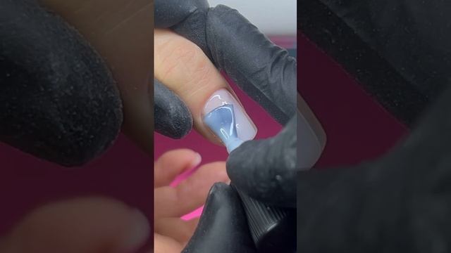 Работа полигелем #nails #гельлак #акригель