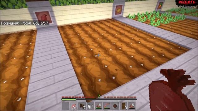 MINECRAFT v.1.12.1 - БОЛЬШИЕ ГРЯДКИ В МАЙНКРАФТ #8 смотреть онлайн