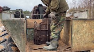 Забираем ТЯЖЕЛЫЕ НАХОДКИ из тайги! ПОЛОМКА КАРАКАТА рушит наши планы! Коп 2023 металлокоп