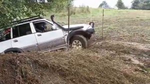 Ssangyong Musso offroad trial Bezděčín