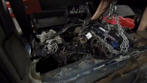 Мазда бонго Устанавливаем контрактный двигатель часть 3-я заключительная