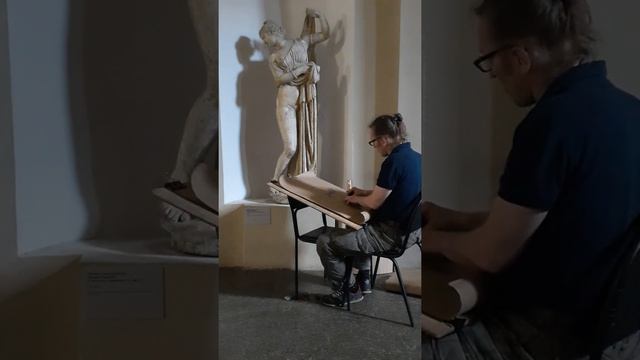 рисую скульптуру в Академии художеств смотреть онлайн