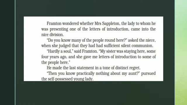 The Open Window - Part 1 смотреть онлайн