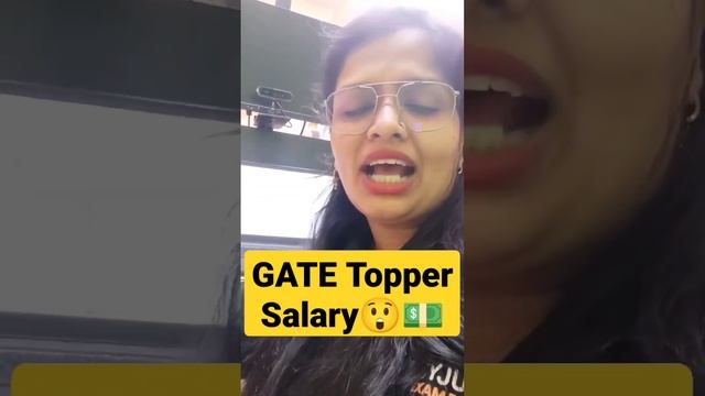 What the Salary of GATE Topper?😲💵 #GateTopperSalary #ByjusGate #GateMotivation #GateExam