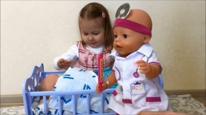 Кукла Беби Борн.Игра в доктора  с Беби Бон.