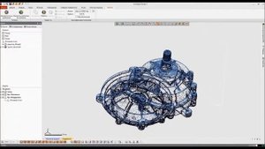 Создание твердотельной модели редуктора с помощью Geomagic Design X