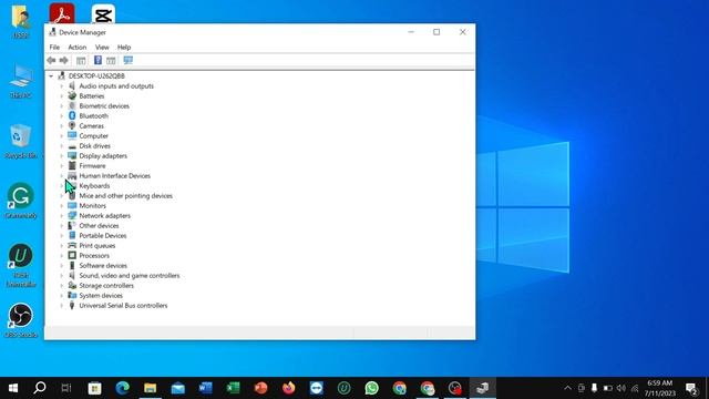 How to update human interface driver in Laptop