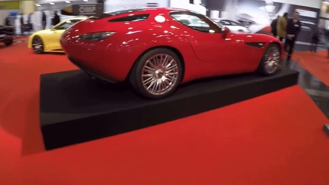 ZAGATO MOSTRO POWERED BY MASERATI !! RETRO STYLE !! RED COLOUR !! V8 400HP !! смотреть онлайн