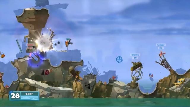 WORMS WMD #4 - ça avait si bien commencé... - Partie Classée CONTRE un JOUEUR Niveau ARMAGEDDON !!! смотреть онлайн