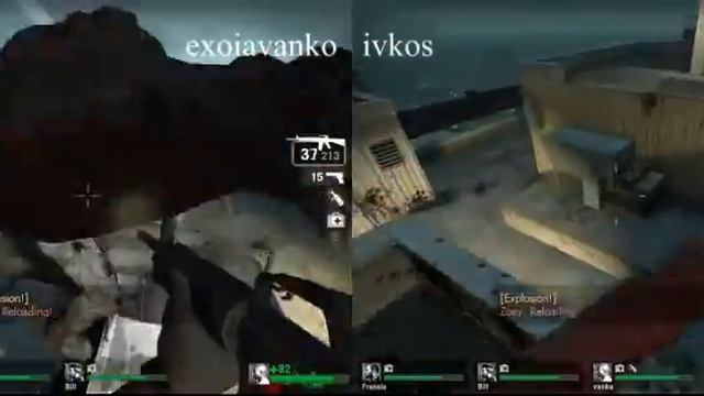 Left 4 Dead Co-Op - No Mercy - Charpter 5 Double View [exoiavanko ft. ivkos] смотреть онлайн