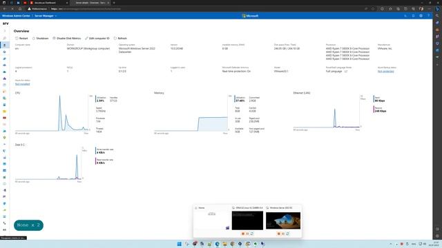 Установка Active Directory Domain Service в Microsoft Windows Server 2022 Datacenter смотреть онлайн
