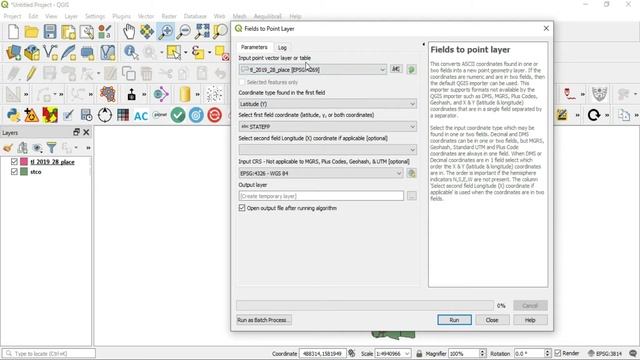 (NO Music) QGISBasic #99: Shapefile Coordinates to Points and Automatic CSV to Points