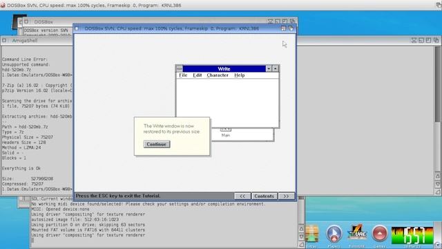 Microsoft Windows Tutorial [Windows 3.11 Setup] (1993) Microsoft Corporation [AmigaOne X5000 DOSBox смотреть онлайн