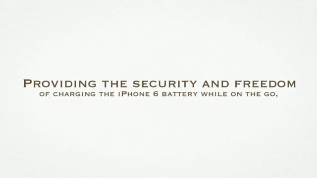 Beaux Case Launches iPhone 6 Battery Case смотреть онлайн