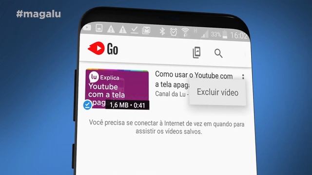 YouTube Go: como usar? - Canal da Lu - Magalu
