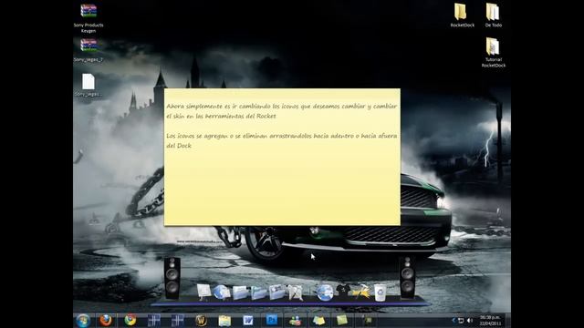 Personalizar Tu Escritorio - RocketDock - Windows 7 смотреть онлайн