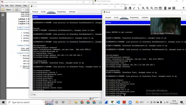 Tugas Praktikum 3_Menampilkan Tabel Mac Address Switch смотреть онлайн