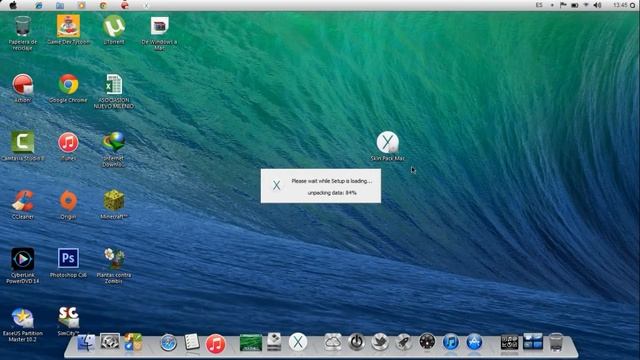 COMO DESCARGAR E INSTALAR SKIN PACK DE MAC | GRATIS | 2015 смотреть онлайн