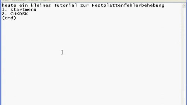 Festplattenfehlerbehebung mit CHKDSK смотреть онлайн