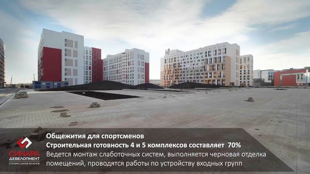 Ход строительства комплекса объектов, октябрь 2022г.