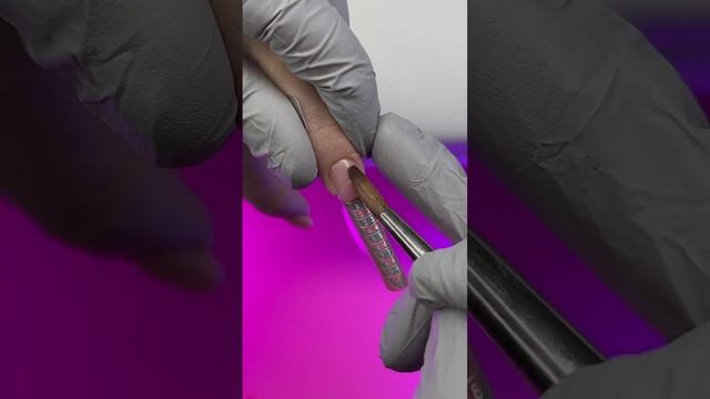 Наращивание ногтей #акригель #nails #гельлак