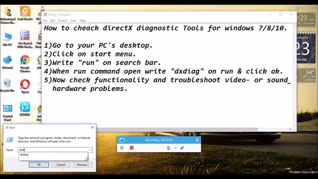 How to check directX diagnostic. смотреть онлайн