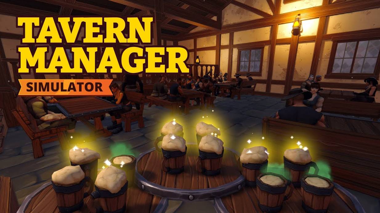 Будни таверны "Под синим драконом" #1 \ Tavern Manager Simulator