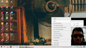 Windows 10 Home : Cara menambahkan atau menghilangkan search box di taskbar