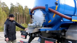 Вакуумная машина ассенизатор МВ-12 ТЛ740 КАМАЗ-53605 производства НПО _ВЕКТОР_