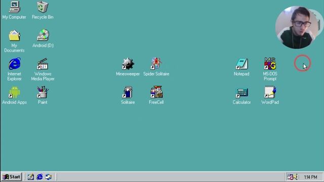 Windows 98 Emulado en Chromebook HP Sistema de Código abierto basado en Linux. смотреть онлайн
