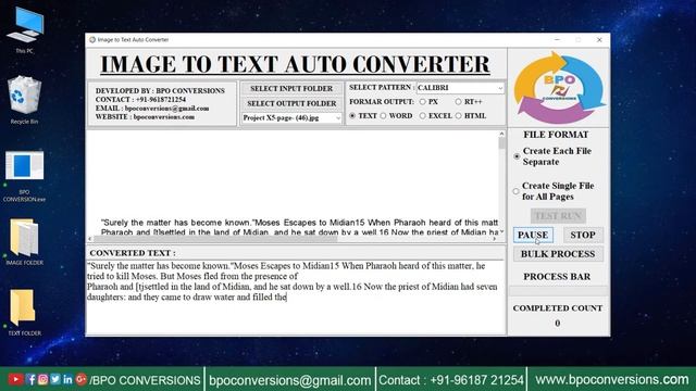Online /Offline Image to text converter app | Online/Offline image to notepad conversion app