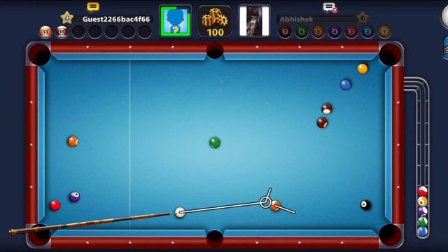 8 ball pool -  Trick short game play || 8 ball pool hack || first short pot all puck 😧