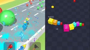 BALLOON POP 3D vs CUBE ARENA 2048 - Max Level Gameplay (Part 2)