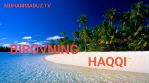 ЭШИТИБ ЙИГЛАЙСИЗ БИРОВНИНГ ХАККИ//ESHITIB YIG'LAYSIZ BIROVNING HAQQI