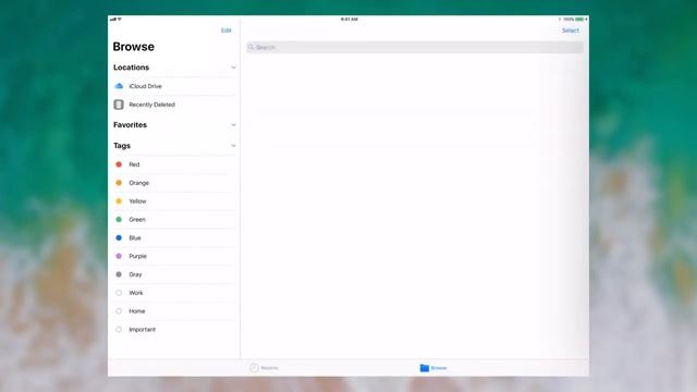 Using the iOS 11 Files App 1490