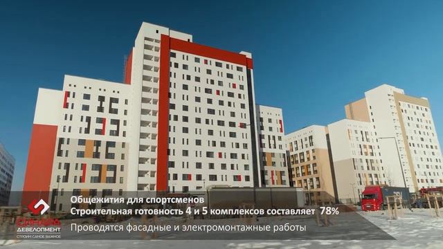 Ход строительства комплекса объектов, январь 2023г.