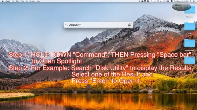 macOS Spotlight Keyboard Shortcuts Demo