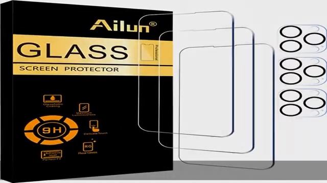 Ailun 3 Pack Screen Protector for iPhone 14 Pro Max[6.7 inch] + 3 Pack Camera Lens Protector,Sensor смотреть онлайн