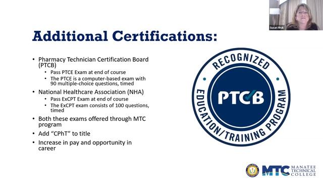 Career Connection | MTC Pharmacy Technician Program смотреть онлайн