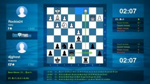 Chess Game Analysis: Rockia24 - djghost : 0-1 (By ChessFriends.com)