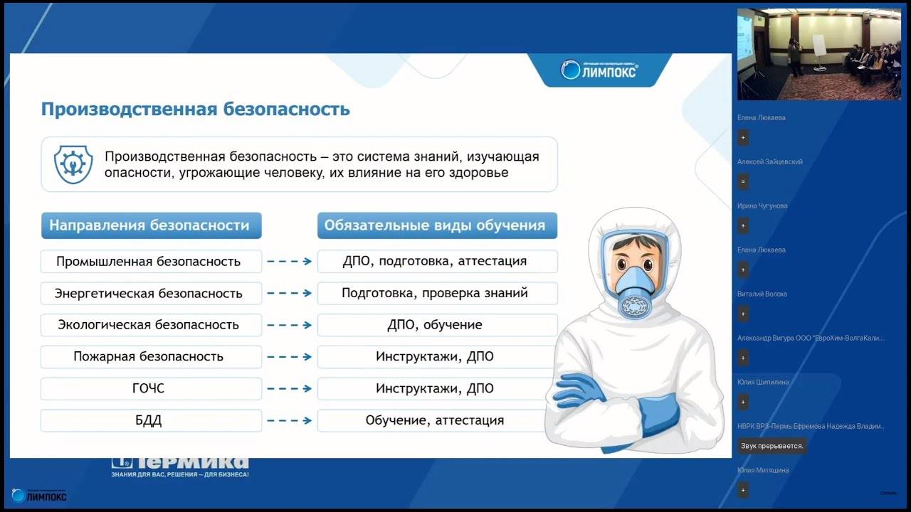 «Экосистема методического контента для обучения требованиям производственной безопасности»