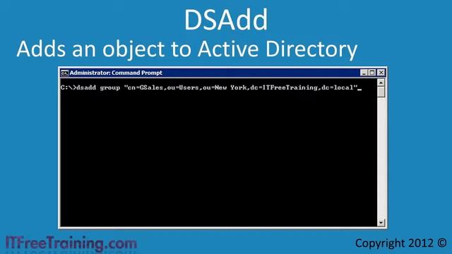 MCITP 70 640 Active Directory Command Line Tools смотреть онлайн
