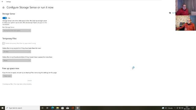 Disk space management In Windows 10 (Using Storage Sense) смотреть онлайн