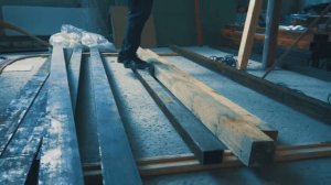 Антресольный этаж из металла в Квартире - Студии. Этап 1