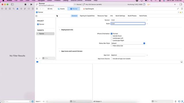 how to publish iOS app in flutter with xcode part 1